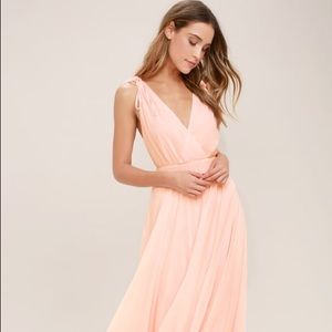 Lulus Maxi Dress in Blush